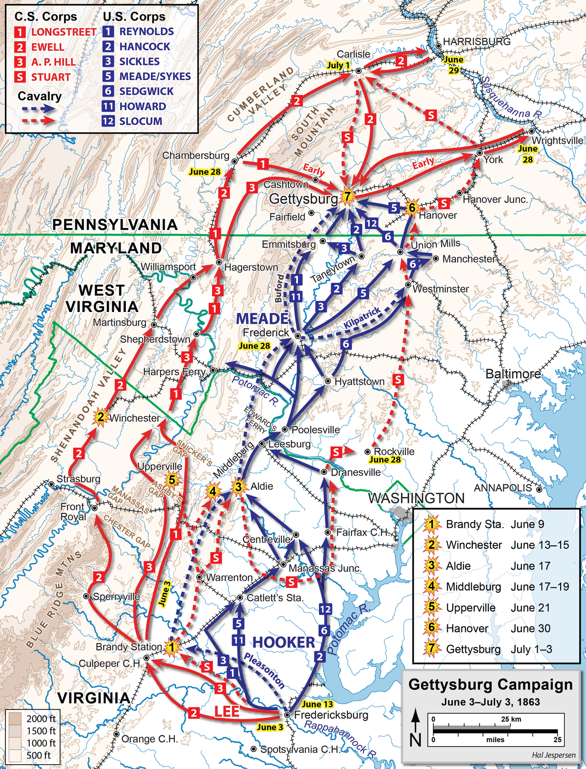 Moment image for Meade's Victory Over Lee at Gettysburg