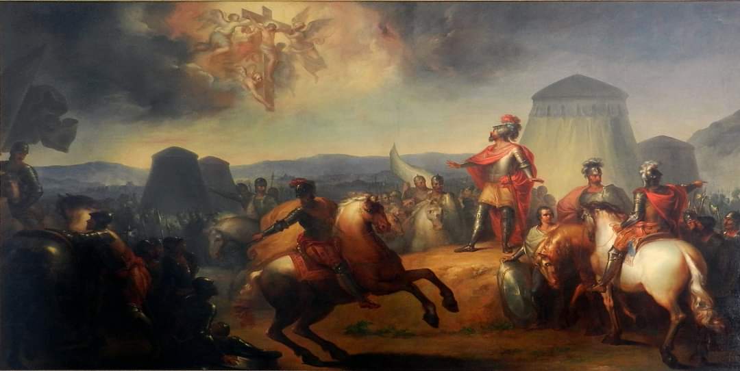 Moment image for Afonso defeated Almoravids at Battle of Ourique and was declared king of Portugal.
