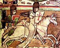 Moment image for Peter the Catholic died while fighting a battle to reinstate Raymond VI as Count of Toulouse. His son, James I, succeeded him.