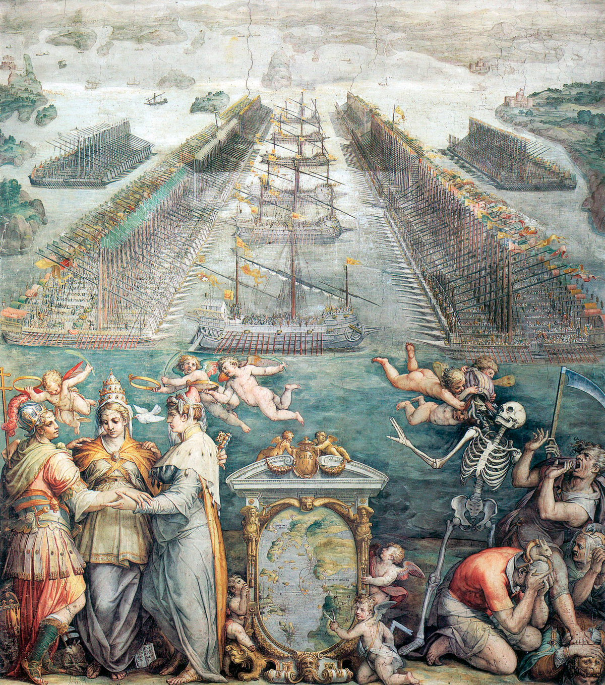 Moment image for The Holy League emerged victorious in the Battle of Lepanto in 1571.