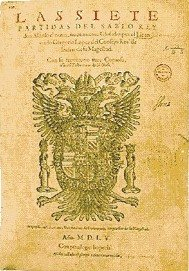 Moment image for The Siete Partidas is a completed code of law in Castile.