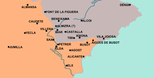Moment image for James the Conqueror signed a treaty establishing Valencia's border with Castile.