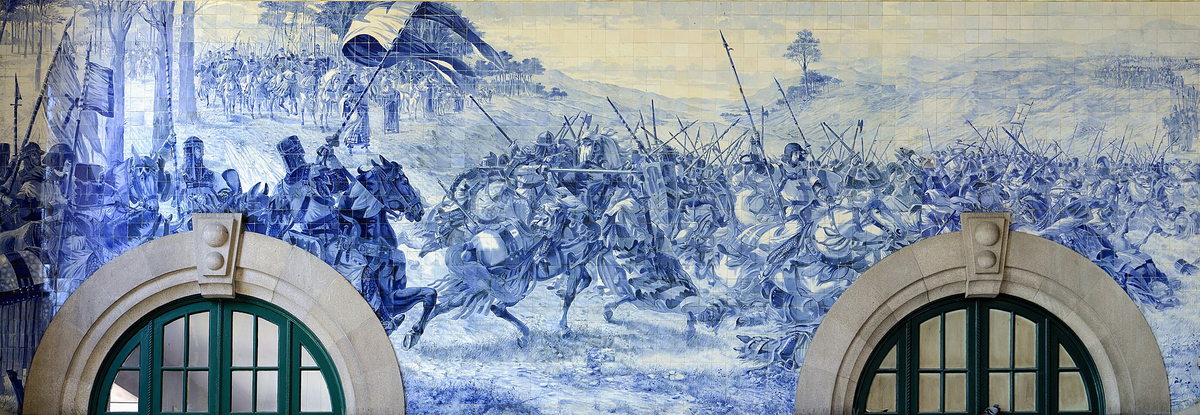 Moment image for Afonso invaded Galicia and defeated Alfonso the Emperor at Arcos de Valdevez.