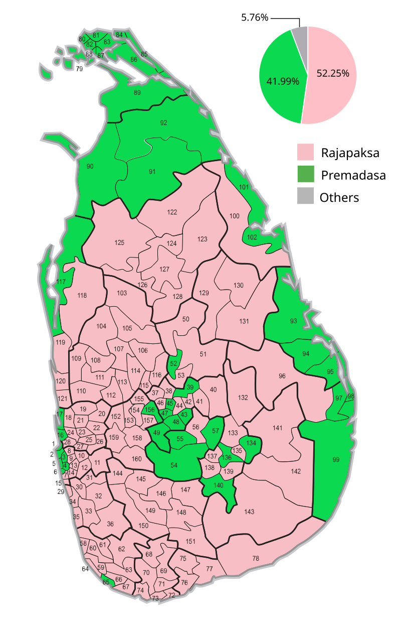 Moment image for 2019 Sri Lankan presidential election