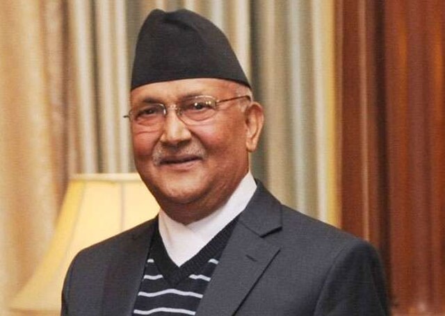Moment image for K.P. Sharma Oli Elected Prime Minister for First Term