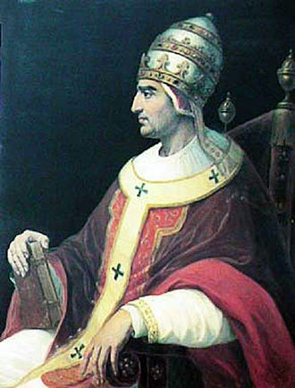 Moment image for Pope Gregory XI ends Avignon Papacy, returns papal court to Rome.