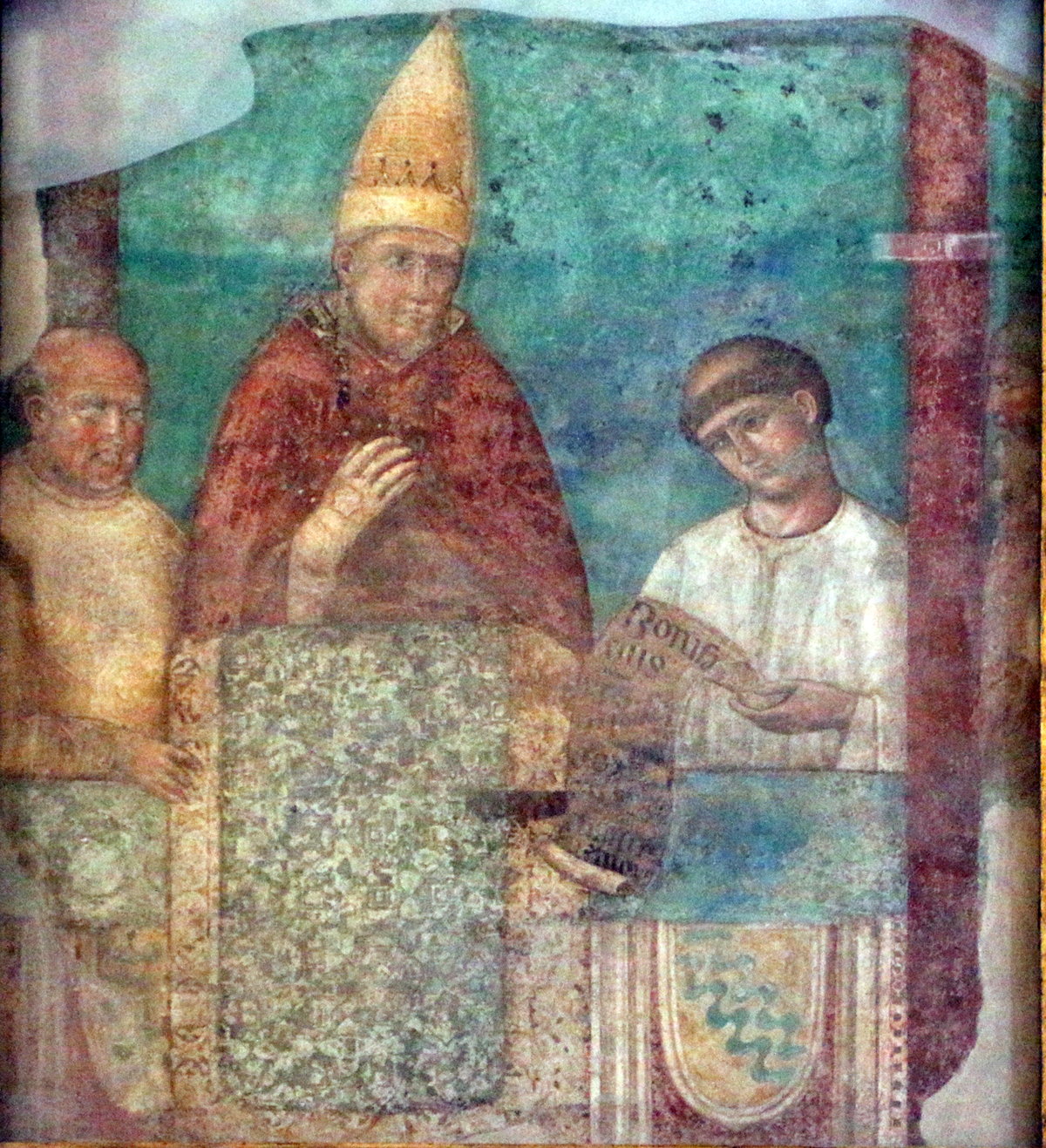 Moment image for Pope Boniface VIII inaugurates tradition of Jubilee celebrations.