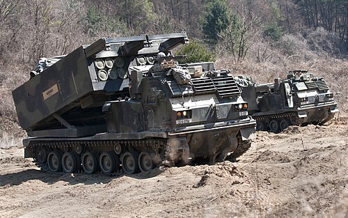 Moment image for MLRS (Multiple Launch Rocket System) Enters U.S. Army Service