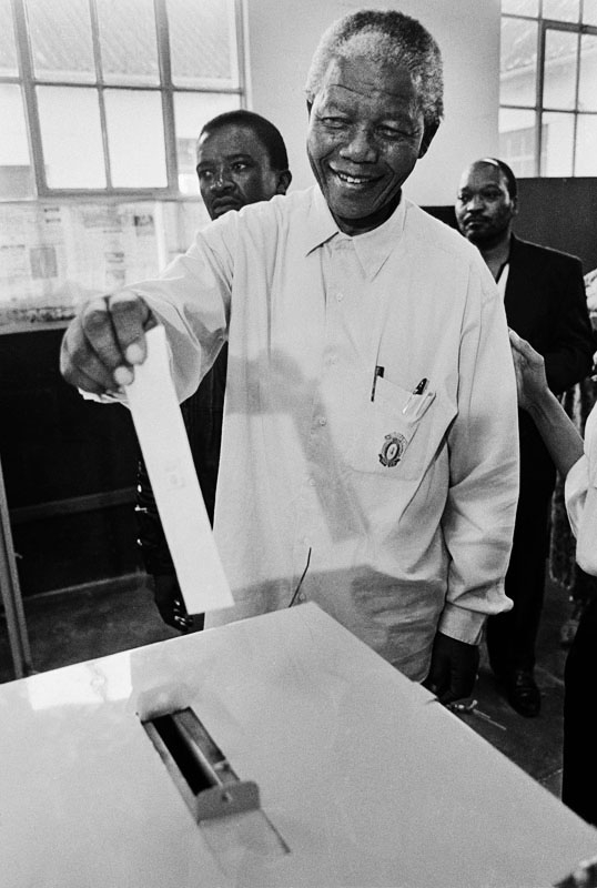 Moment image for Nelson Mandela's Inauguration as First Black President
