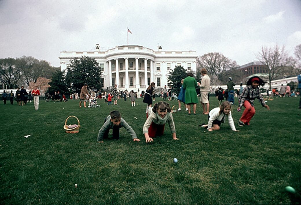 Moment image for First White House Easter Egg Roll Held