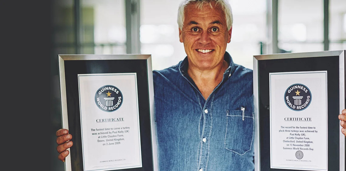 Moment image for Paul Kelly Sets Guinness World Record for Turkey Carving