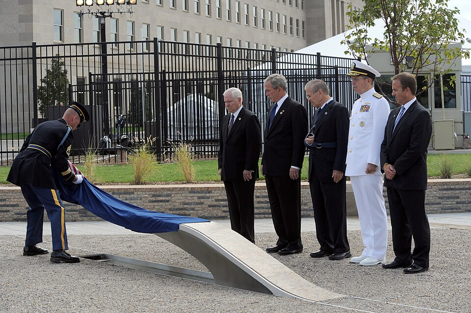 Moment image for The National 9/11 Pentagon Memorial opens to the public