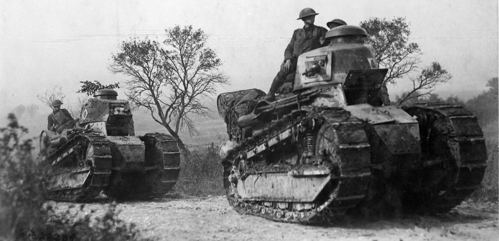 Moment image for Patton leads tanks at Battle of Saint-Mihiel