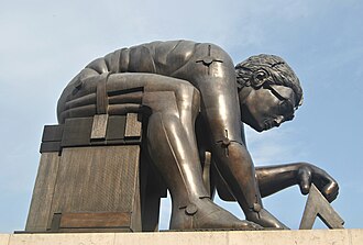 Moment image for Bronze Statue of Newton by Paolozzi
