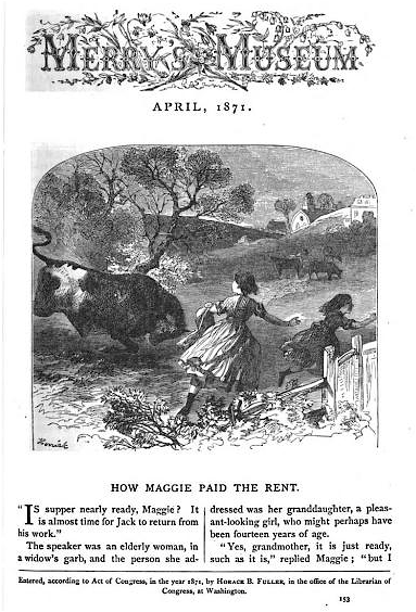 Moment image for Alcott became main editor of Merry's Museum