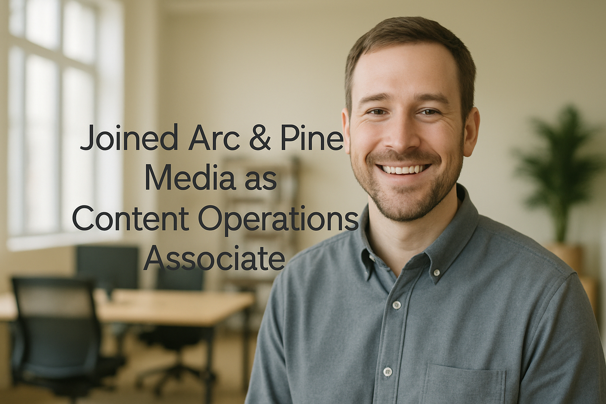 Moment image for Joined Arc & Pine Media as Content Operations Associate
