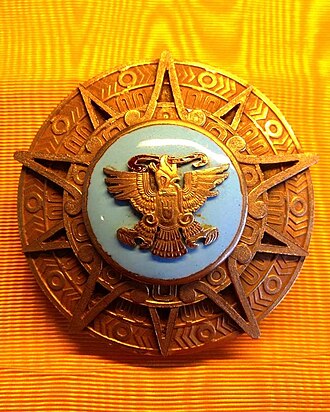 Moment image for Prince Andrew has been recognized with Sash of the Mexican Order of the Aztec Eagle