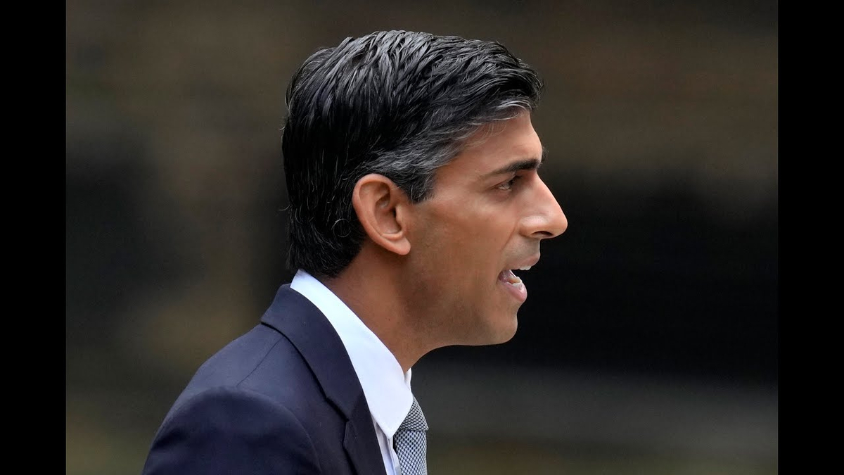 Moment image for Rishi Sunak becomes the Prime Minister
