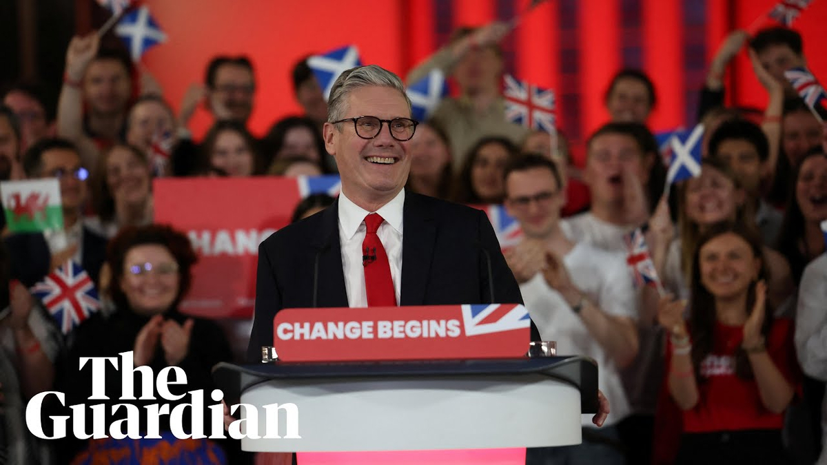 Moment image for Keir Starmer becomes the Prime Minister