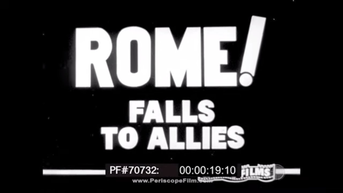 Moment image for fall of Rome to Allied forces