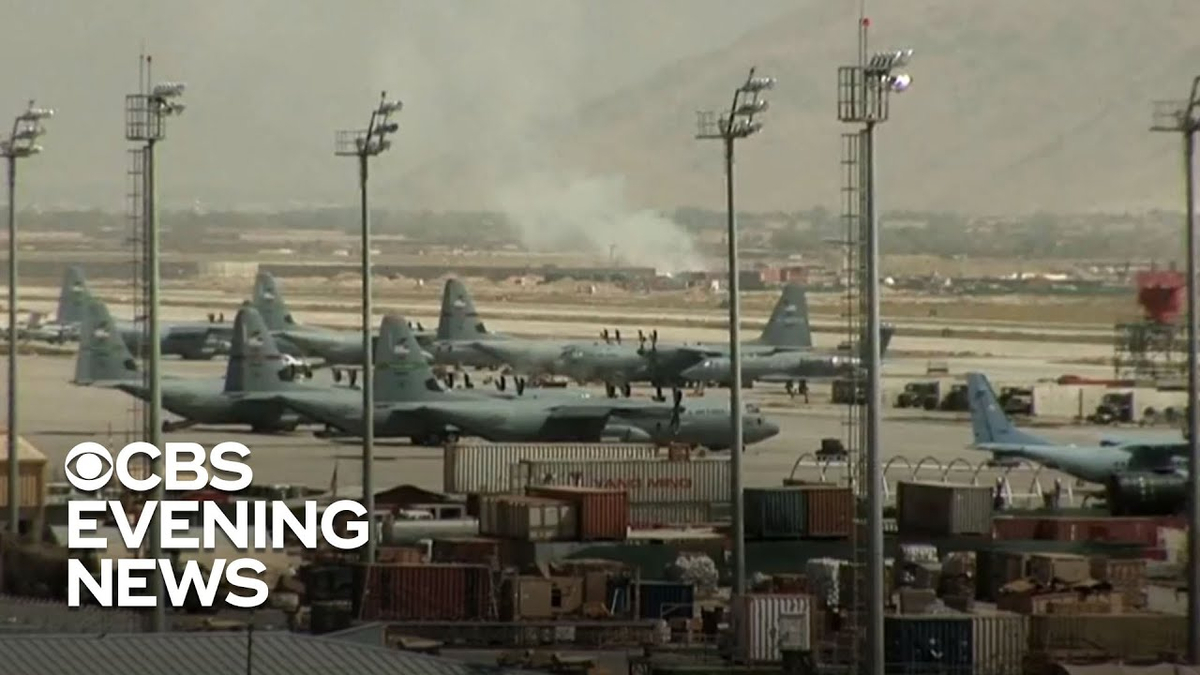 Moment image for US forces depart Bagram Airfield, marking end of long-term military presence.