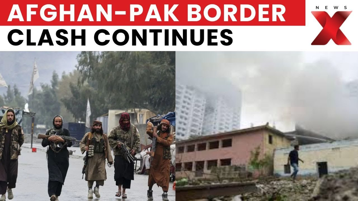 Moment image for Afghanistan–Pakistan border tensions escalate into armed clashes