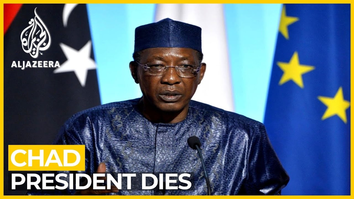 Moment image for Idriss Déby dies in battle terrorists near Ndjamena capital