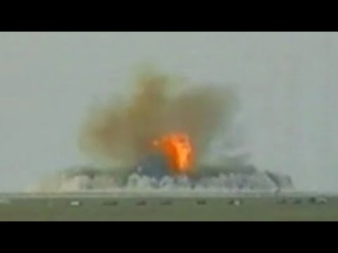 Moment image for Testing the world's largest conventional weapon - the Father of all bombs.