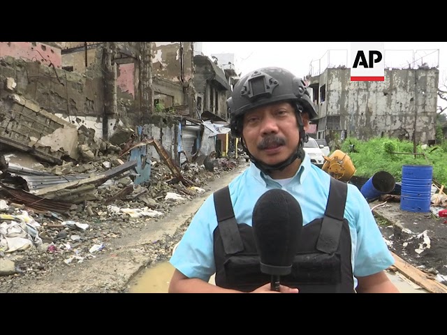 Moment image for Marawi City Liberated from Jihadist Fighters