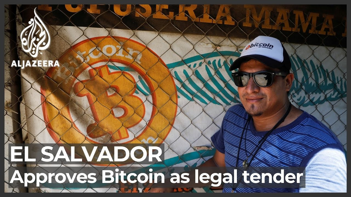 Moment image for El Salvador adopted the Bitcoin as its legal tender under the direction of Bukele.