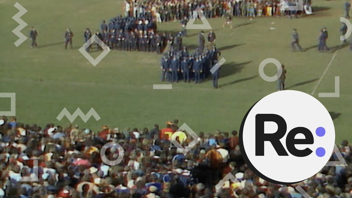 Moment image for Rugby team's tour disrupts South Africa.