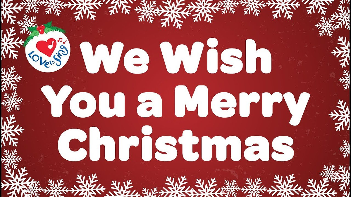 Moment image for Origin and popularity of 'We Wish You a Merry Christmas' song in communal celebrations and holiday traditions.