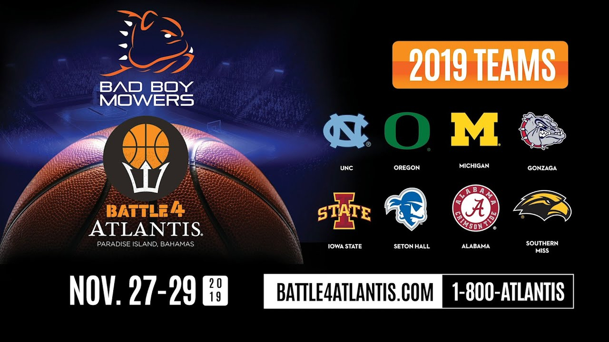 Moment image for Star-Studded Field All Set For Battle 4 Atlantis Tournament