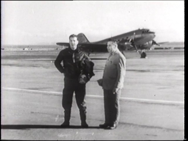 Moment image for Yeager Achieves Historic Milestone by Breaking the Sound Barrier in Level Flight