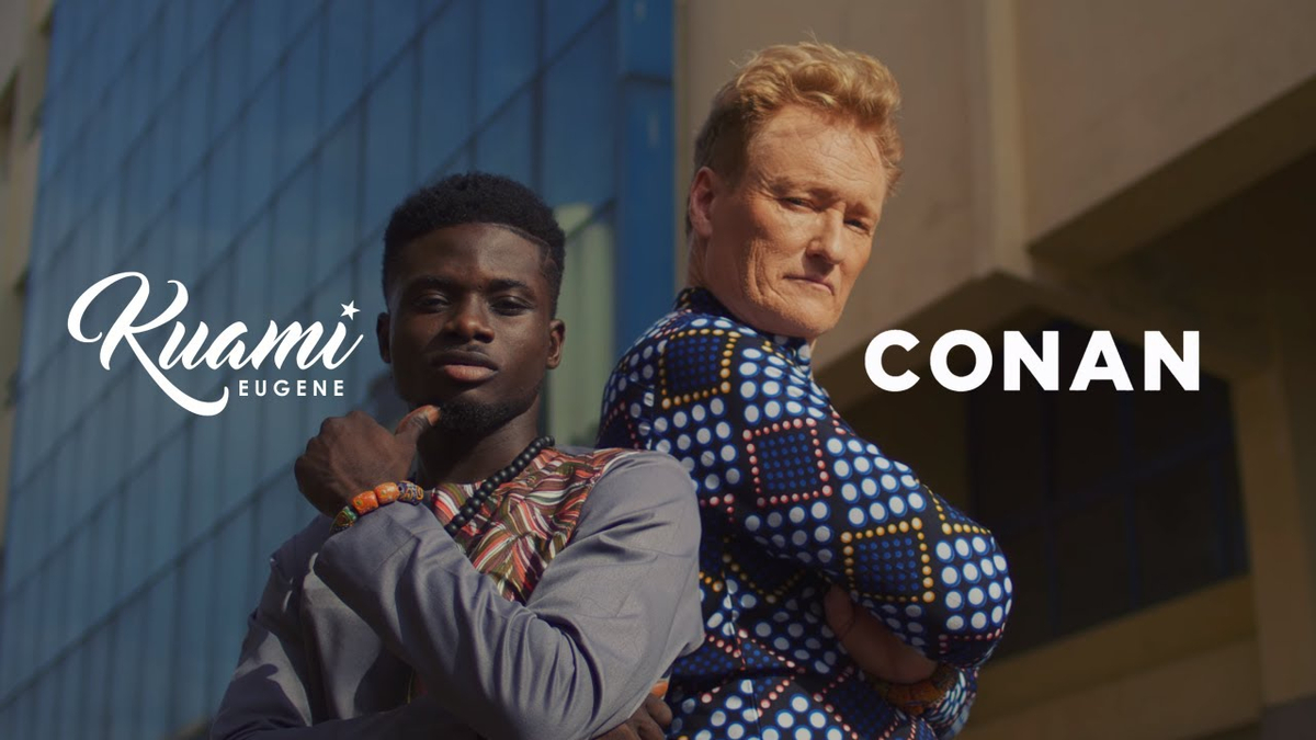 Moment image for Collaboration Between Kuami Eugene and Conan O'Brien in 'For Love' Highlights Musical Fusion