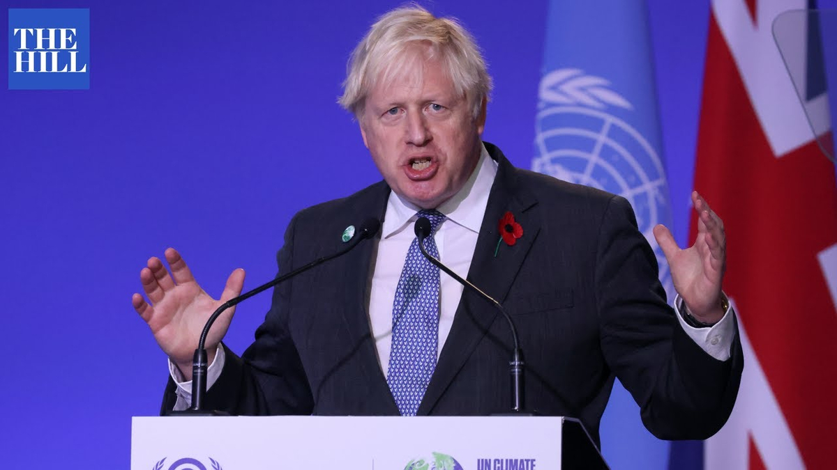 Moment image for Johnson at 2021 United Nations Climate Change Conference