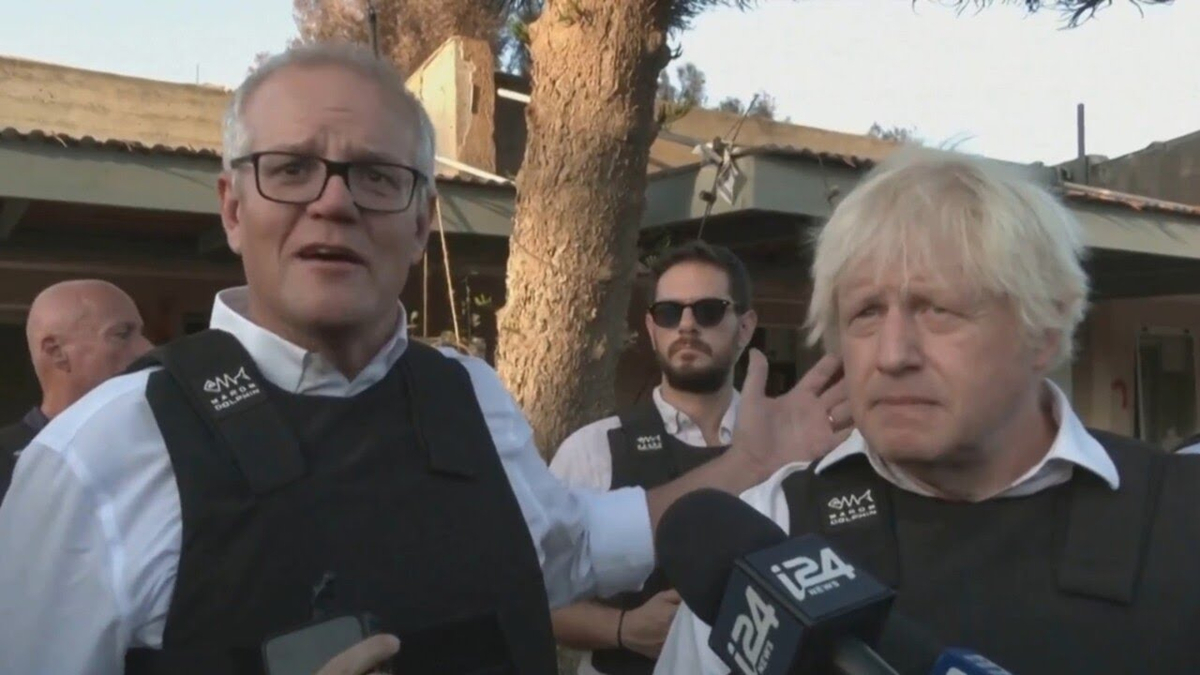 Moment image for Johnson's Solidarity Visit to Israel