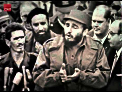 Moment image for Fidel Castro embarked on a high-profile visit to the United States.