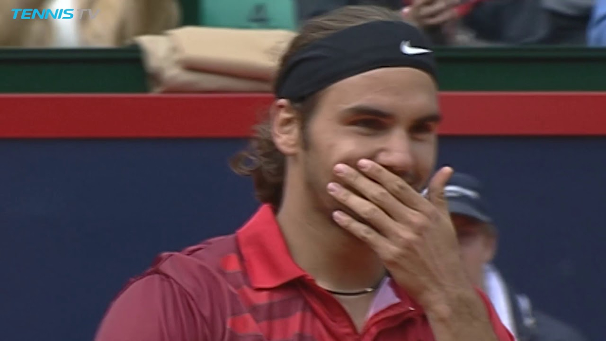 Moment image for Federer reached his first Masters final