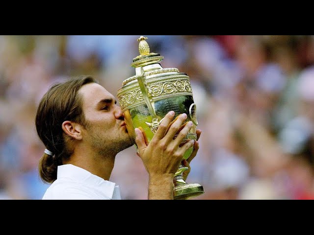 Moment image for First Major Singles Title at Wimbledon