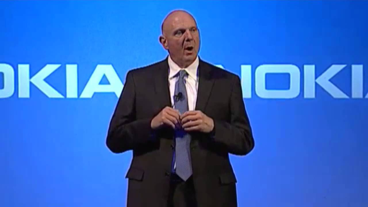 Moment image for The acquisition of Nokia's mobile devices division by Microsoft