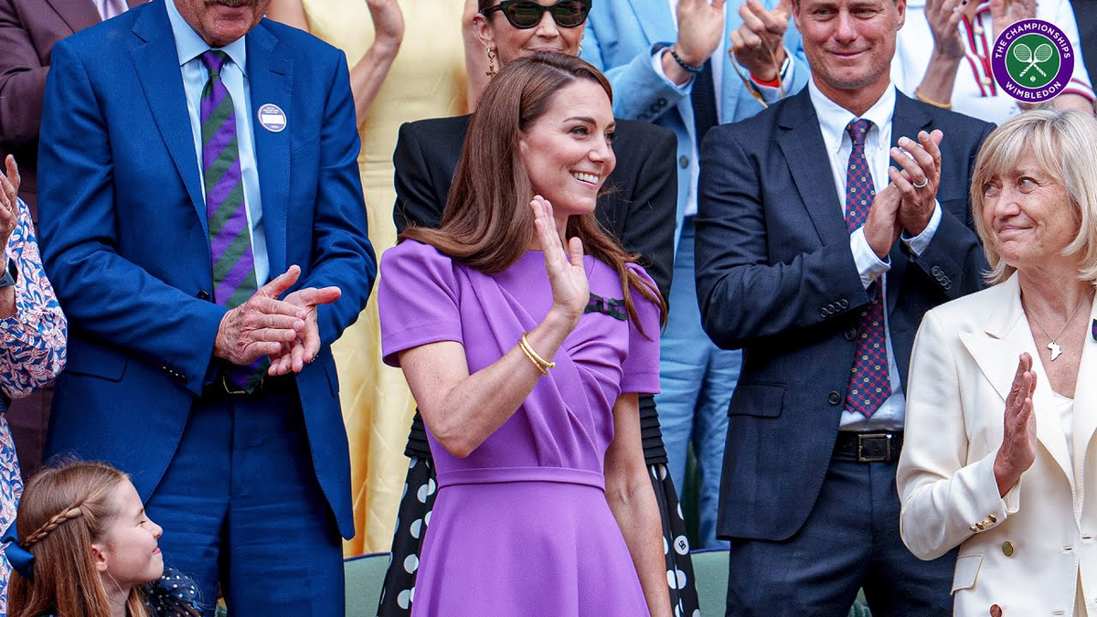 Moment image for Kate Middleton Receives Emotional Standing Ovation at Wimbledon Men’s Final 2024