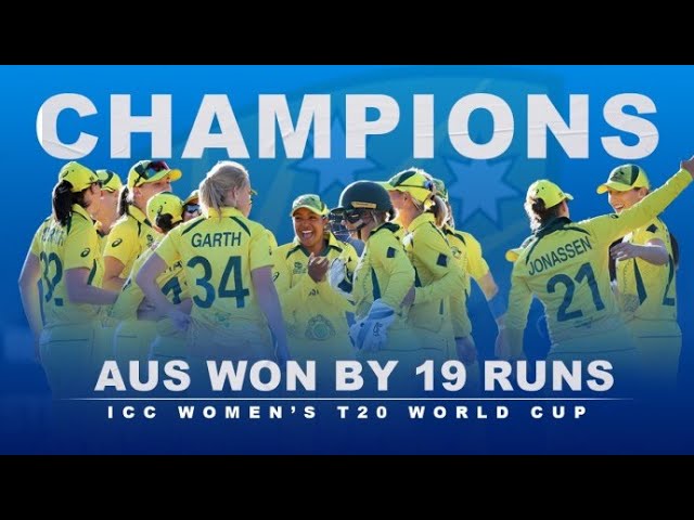 Moment image for Australia wins sixth Women's T20 World Cup