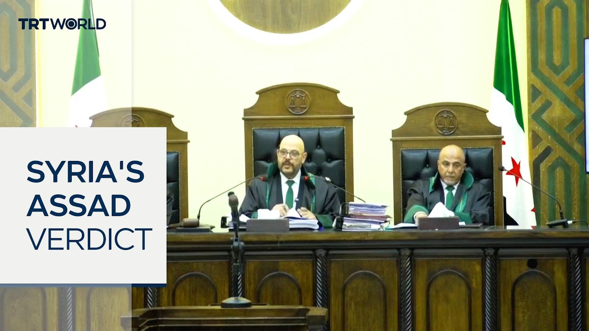 Moment image for Syrian Court Sentences Bashar al-Assad and Senior Regime Officials to Death
