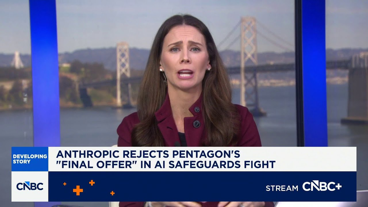 Moment image for Anthropic Rejects Pentagon's AI Safeguard Demands