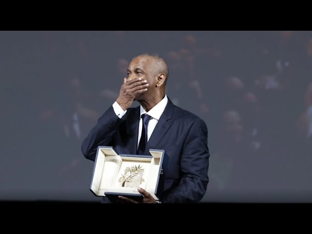 Moment image for Denzel Washington Receives Surprise Honorary Palme d'Or at the 2025 Cannes Film Festival