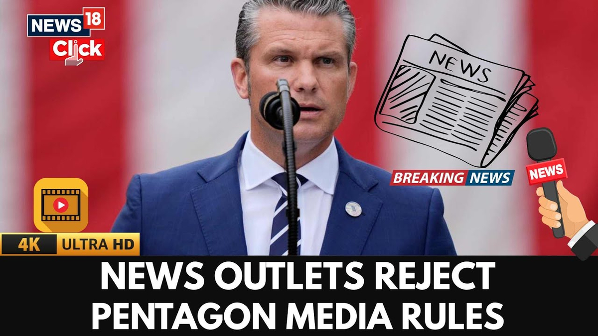 Moment image for Major news organizations reject new Pentagon press access restrictions