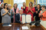 Attended INSPIRE Women Act Signing Ceremony