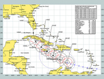 Impact of Hurricane Ivan in Jamaica: significant damage incurred.