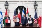 UAE signs Abraham Accords with Israel.